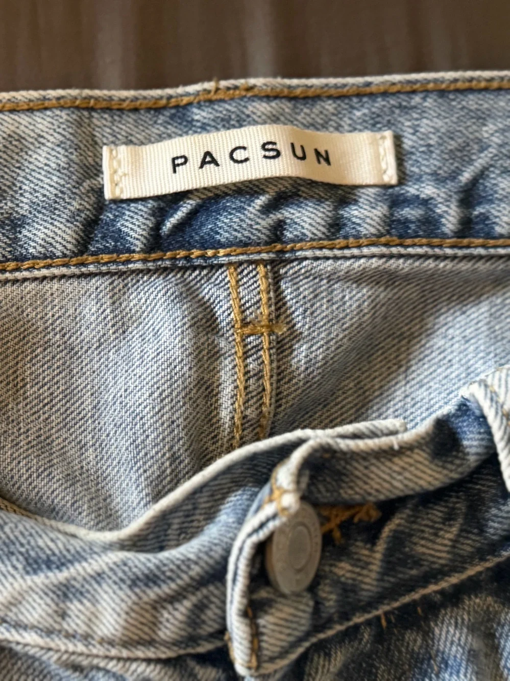 PacSun Men's Baggy Light Wash Jeans - Relaxed Fit